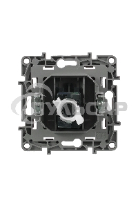 Информационная розетка RJ 45, категория 5e, UTP, Etika, алюминий