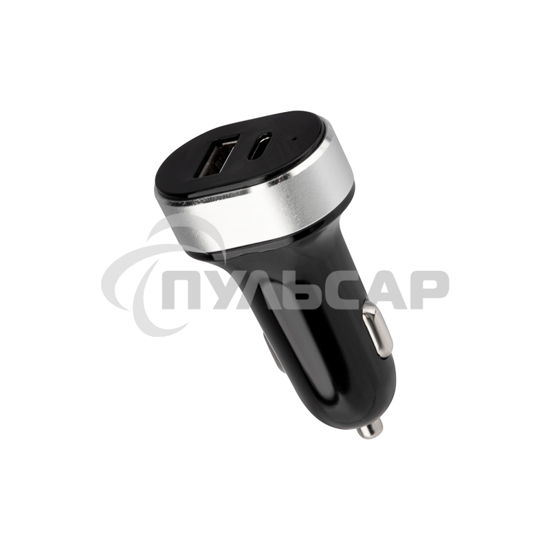 Автозарядка в прикуриватель Rexant АЗУ USB-A+USB-C, 3.1 A черный