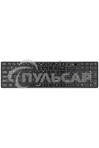 Комплект клавиатура + мышь проводной Genius SlimStar C126 клавиатура+мышь, USB. черный