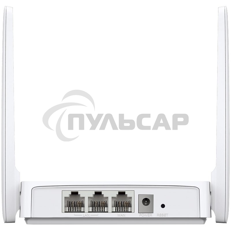 Роутер Mercusys 300Mbps Multi-Mode Wireless N Router, 2× Fixed External Antennas, 2× 10/100 Mbps LAN Ports, 1× 10/100 Mbps WAN Port, FEATURE: Access Point Mode, WPS/Reset Button, IPTV, IPv6, Beamforming, MU-MIMO, Parental Controls, Guest Network