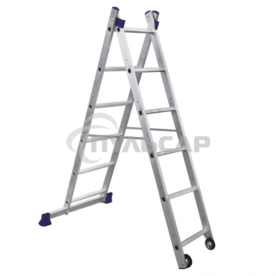 Алюминиевая лестница-помост 3в1 Россия