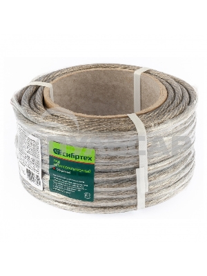 Трос СИБРТЕХ металлополимерный прозрачный ПР-8,0, 476413