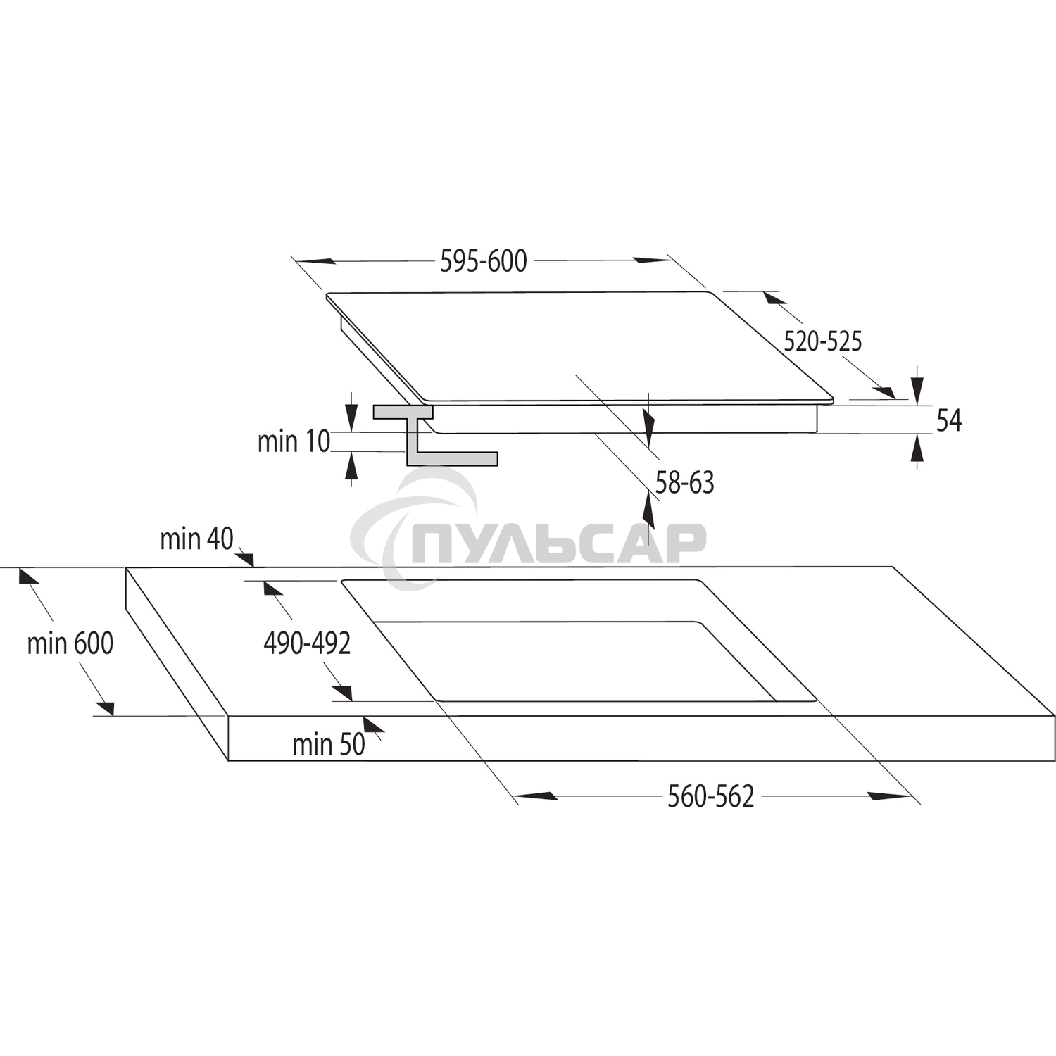 Индукционная варочная панель Gorenje GI6421BC