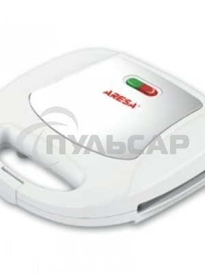 Сэндвичница Aresa AR-1205. 750 Вт. Термостойкий пластик со вставками из хромированной стали. Две сэндвичные формы.