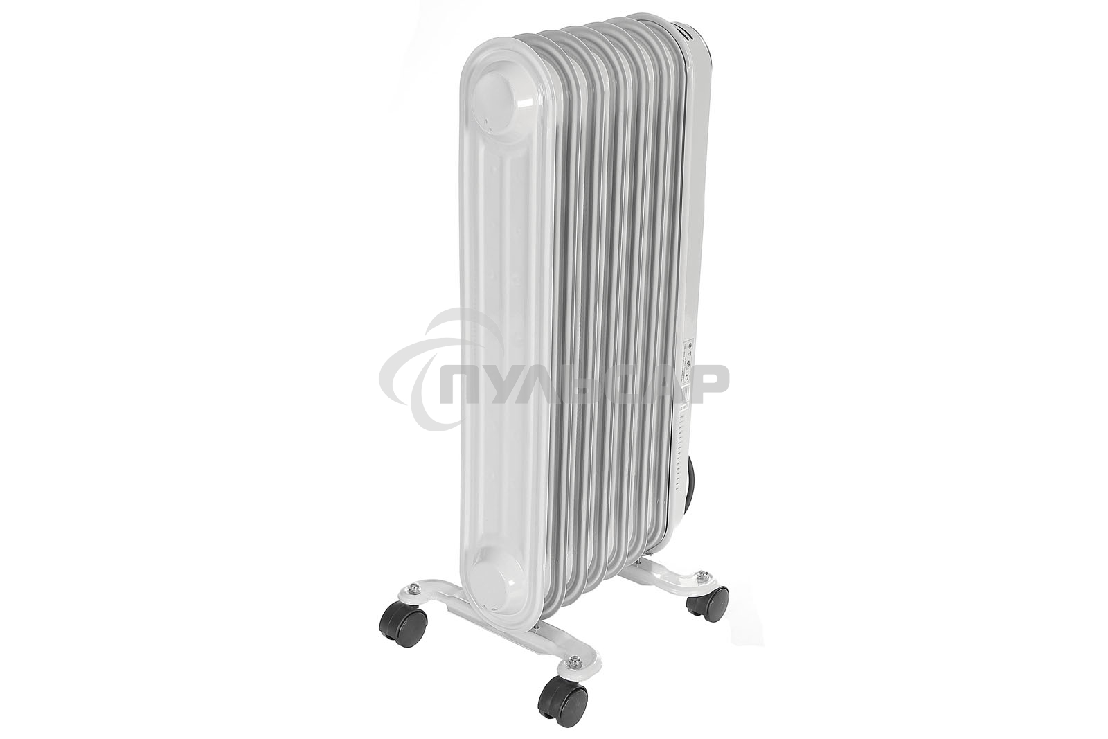 Обогреватель масляный Ресанта ОМПТ-7Н (7 секций) белый, 1500 Вт, 15 м2, термостат 67/3/3