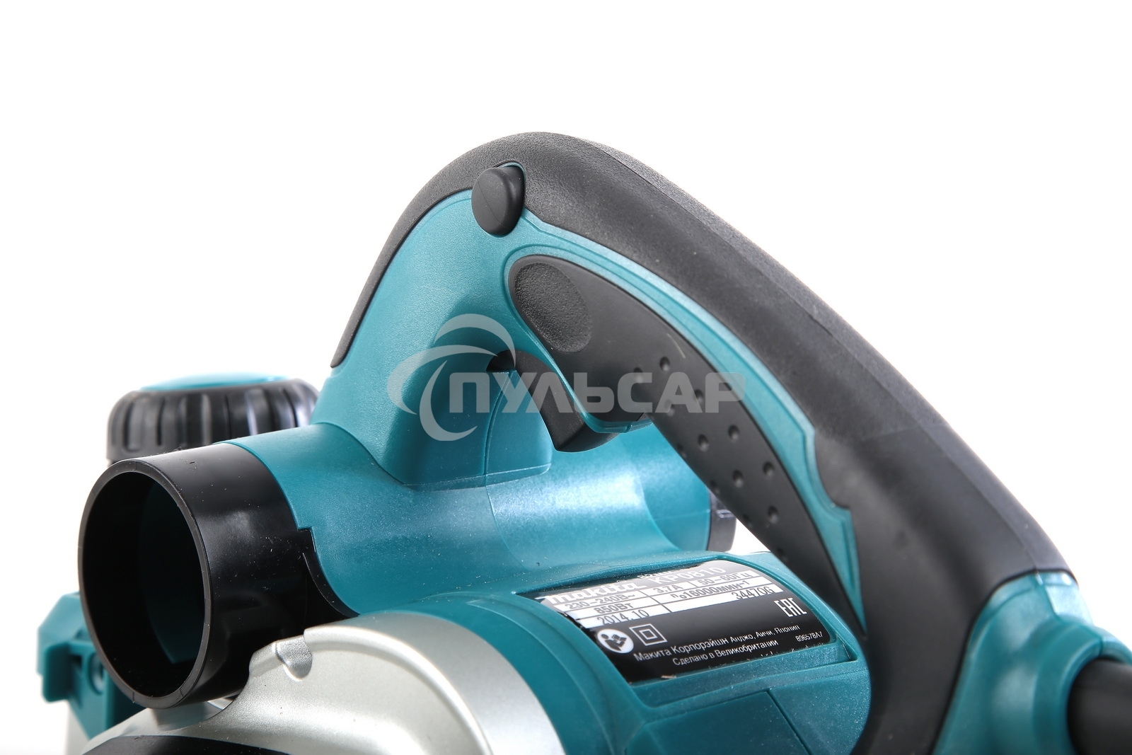 Рубанок Makita KP0810 Рубанок,850Вт,16000об\м,ширина-82мм,глуб-4мм,3.2кг,кор,парал упор