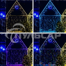 Дюралайт Neon-night LED, свечение с динамикой (2W) - RGB Ø13мм, 36LED/м, 6м