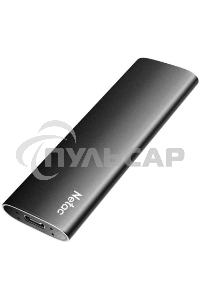 Внешний SSD Netac Z SLIM, 128 GB, USB 3.2 Gen 2 Type-C, R/W 520/480, черный