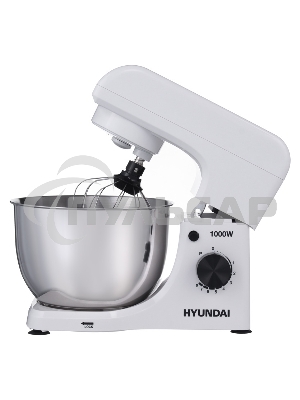 Миксер планетарный Hyundai HYM-S4451 1000Вт белый/черный