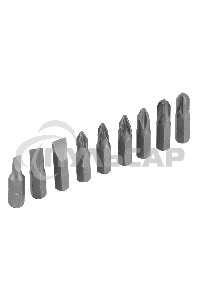 Отвертка реверсивная, набор бит, 10 шт., CrV Sparta