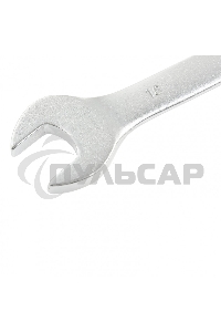 Ключ комбинированный, 16 мм, CrV, матовый хром Stels