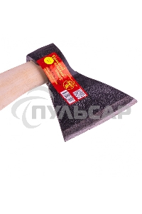 Топор кованный, в сборе, 890/1200 г, деревянное топорище, 500 мм, АО, (Ижевск) Россия