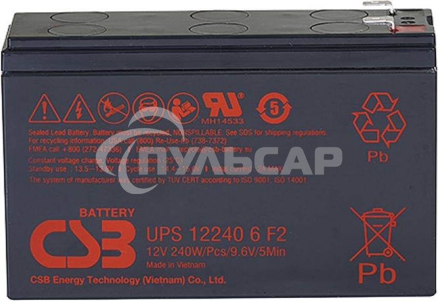 Батарея для ИБП CSB UPS122406 12В 240Вт