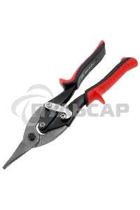 Ножницы по металлу Matrix 250мм пряморежущие обрезиненныерукоятки