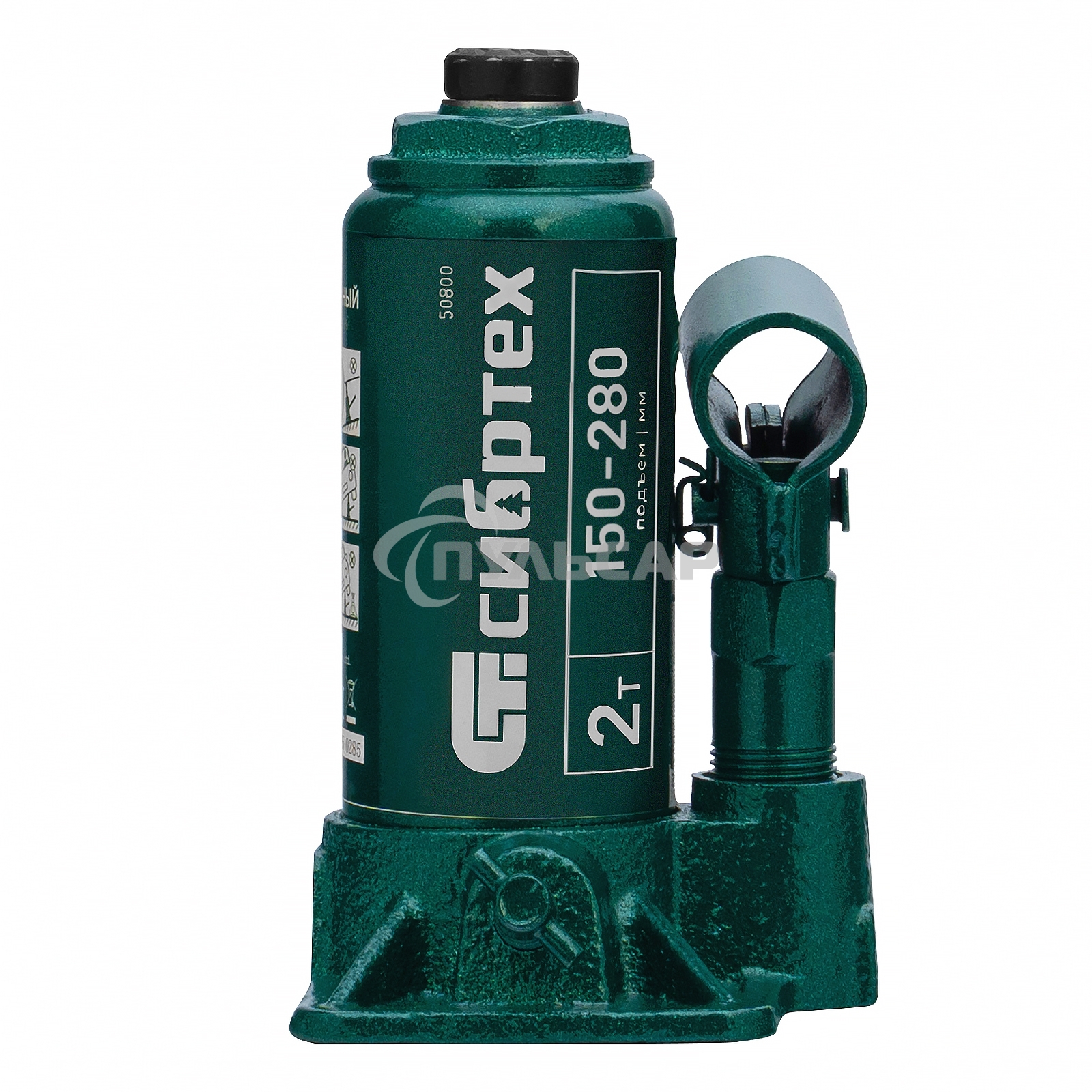 Домкрат гидравлический Сибртех бутылочный, 2т, 150-280мм