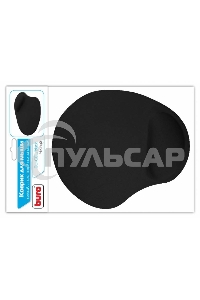 Коврик BU-GEL/black Коврик для мыши гелевый, черный, 225х190х2, BURO