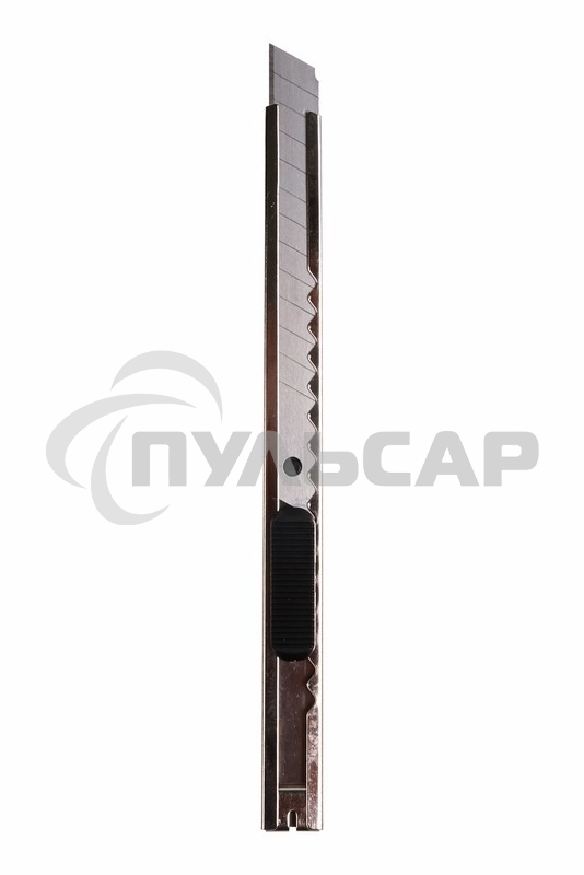 Нож с сегментированным лезвием 9 мм, корпус металлический, c клипсой Rexant