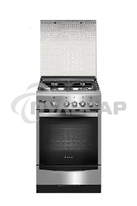Плита газовая Gefest ПГ 5100-03 0004 серебристый, конфорок 4 шт, духовка 52 л, 50 см x 85 см x 58.5 см