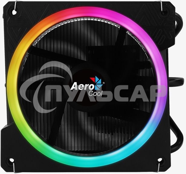 Кулер для процессора AeroCool / Formula Cylon 3H черный, 120 мм, алюминий, 1800 об/мин, 24.3 дБ, 4 pin, 125 Вт, 98 мм