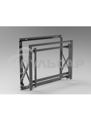 Настенное крепление для видеостен с выдвижным механизмом. Совместимо с 55