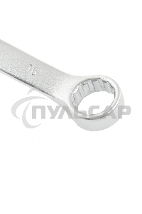 Ключ комбинированный, 16 мм, CrV, матовый хром Stels