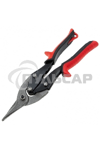 Ножницы по металлу Matrix 250мм пряморежущие обрезиненныерукоятки