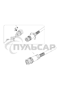 Разъем штекер BNC под винт с пружиной металл PROCONNECT