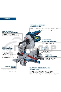 Торцовочная пила Bosch GCM 216