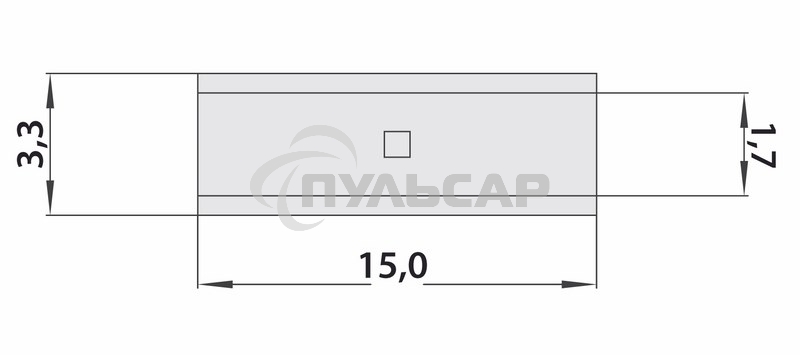 Соединительная гильза L-15 мм 0.5-1.5 мм² (ГМЛ (DIN) 1,5) Rexant