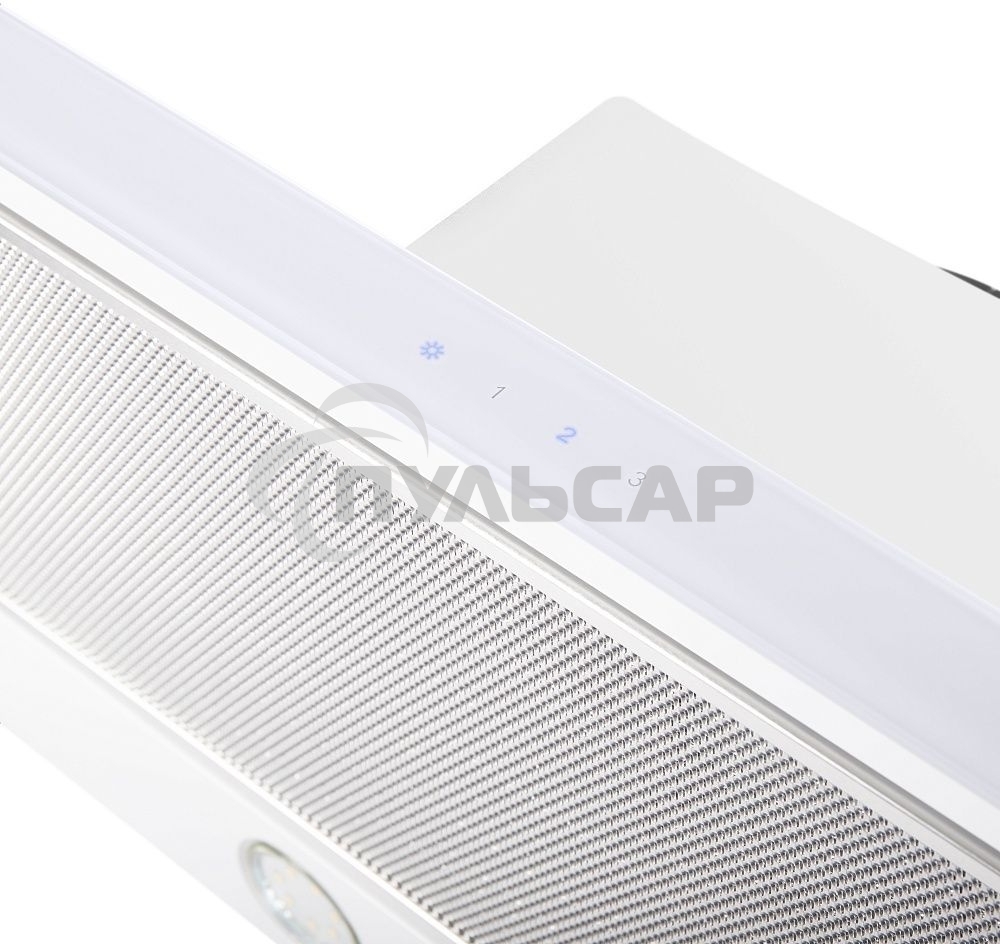 Вытяжка встраиваемая Maunfeld Ouse Touch Glass 60 белый, 60 см, 750 куб. м/ч, 48 дБ