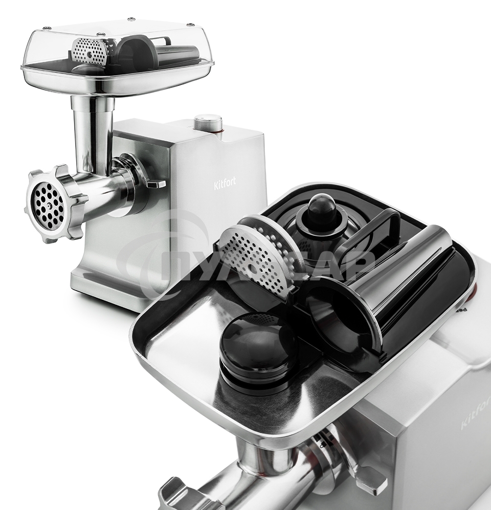 Мясорубка электрическая Kitfort KT-2108 1800Вт серебристый
