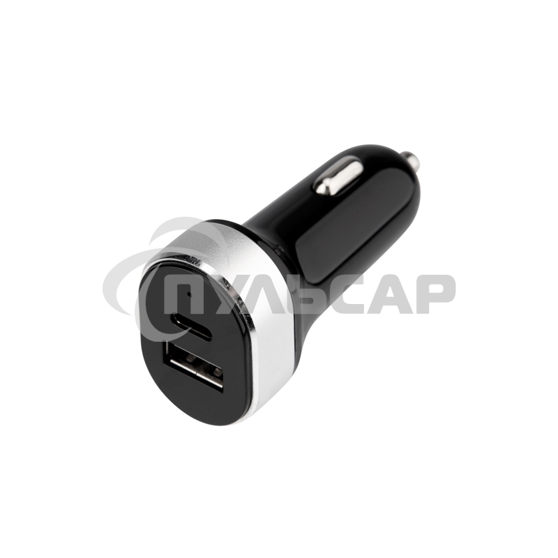 Автозарядка в прикуриватель Rexant АЗУ USB-A+USB-C, 3.1 A черный