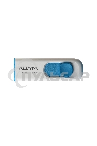 Флешка USB ADATA C008 (AC008-16G-RWE), 16 Gb, USB 2.0, R/W 15/5, белый/синий