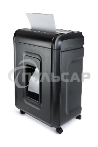 Шредер Heleos УМ32-4 черный/серебристый (секр.P-4) фрагменты 28лист. 32лтр. скрепки скобы пл.карты CD