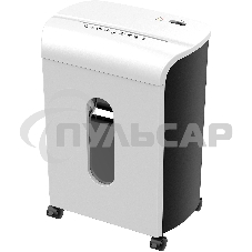 Шредер Cactus CS-SH-K4 белый (секр.P-4) фрагменты 12лист. 17лтр. скрепки скобы пл.карты