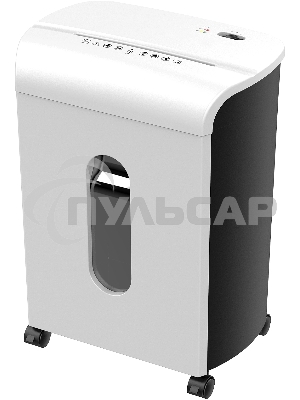 Шредер Cactus CS-SH-K4 белый (секр.P-4) фрагменты 12лист. 17лтр. скрепки скобы пл.карты