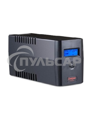 Источник бесперебойного питания ExeGate EP212515RUS Power Smart ULB-600 LCD 600VA, черный, 2 евророзетки, USB
