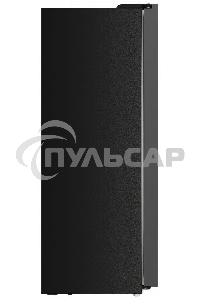 Холодильник Maunfeld MFF177NFB черный глянц. двухкамерный 263/170л морозилка сбоку, No Frost, Side by Side