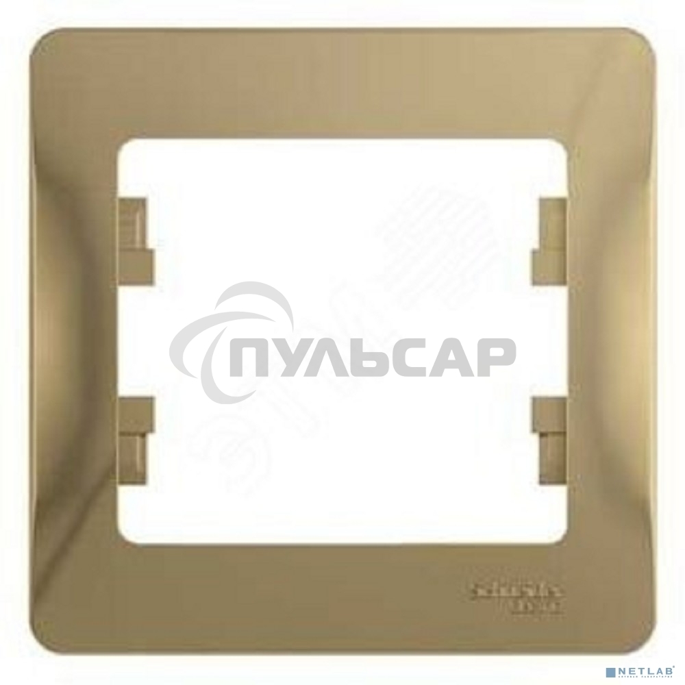 Рамка 1-м Glossa титан SchE GSL000401