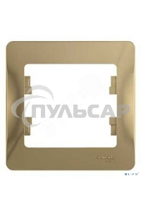 Рамка 1-м Glossa титан SchE GSL000401