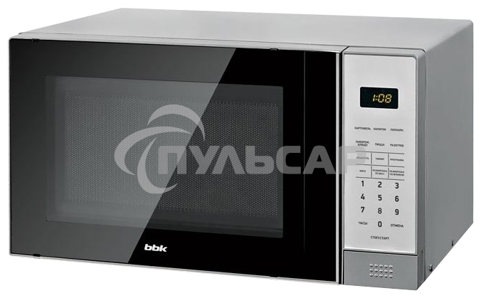 Микроволновая печь BBK 20MWS-729S/BS 20л. 700Вт серебристый/черный