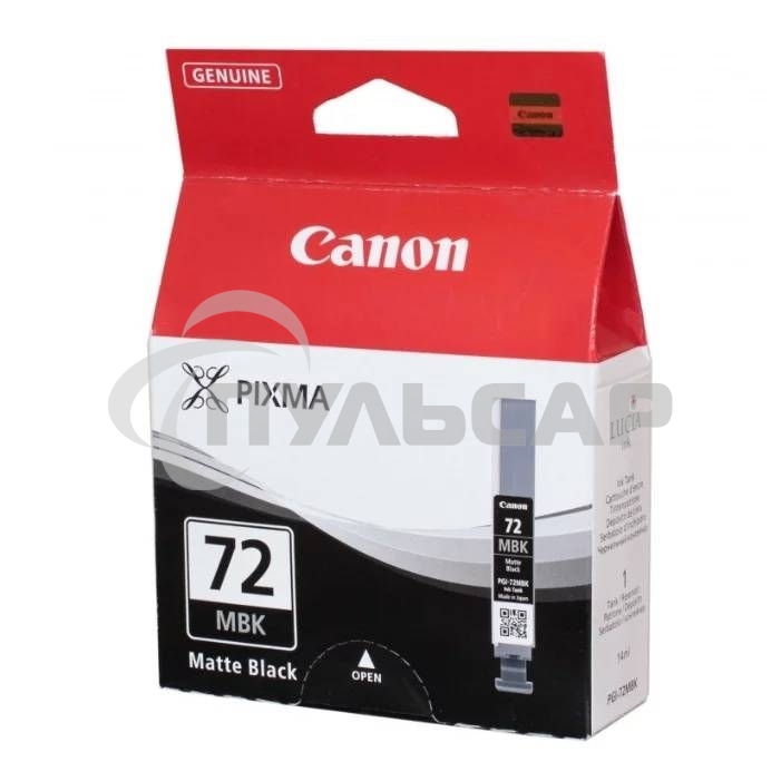 Картридж струйный Canon PGI-72MBK (6402B001) матовый-черный (14 мл) для Canon PIXMA PRO-10