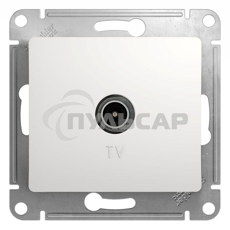 Механизм коннектора TV антены Glossa бел. SchE GSL000193