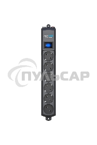 Сетевой фильтр Pilot S Max (5 euros + 1GP), 15A/3.5kVA, automatic, 10 m, graphite