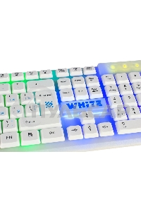 Клавиатура проводная Defender GK-172, USB, белый