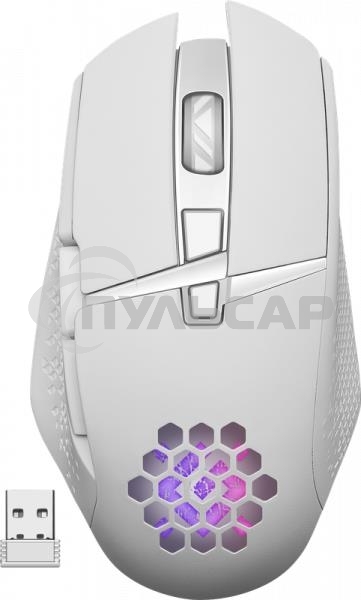 Мышь беспроводная Defender Glory GM-514 белый, 3200 dpi, радиоканал, USB, кнопки - 7