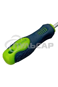 Отвертка, SL5,0 х 100 мм, CrV, 2-х компонентная рукоятка Сибртех