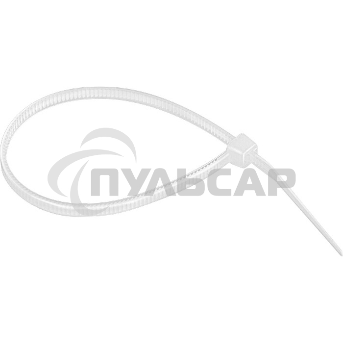 Хомуты СИБРТЕХ,180x3,6 мм,пластмассовые,белые,100 шт. 45525