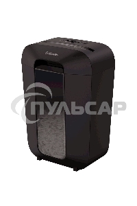 Шредер Fellowes PowerShred LX70 черный (секр.P-4)/перекрестный/11лист./18лтр./скрепки/скобы/пл.карты