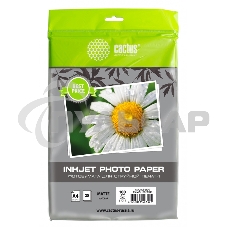 Фотобумага Cactus CS-MA410020EDS A4/100г/м2/20л./белый матовое/матовое для струйной печати